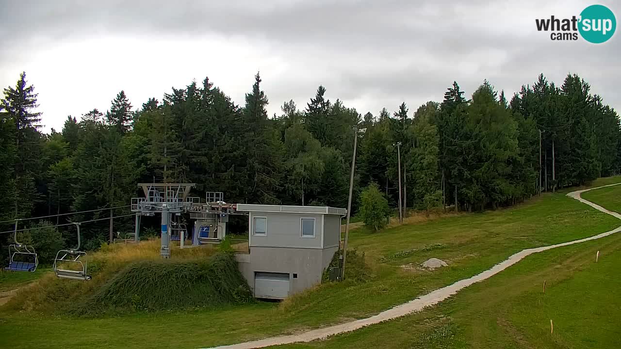 Pohorje spletna kamera | Spodnja postaja Sleme