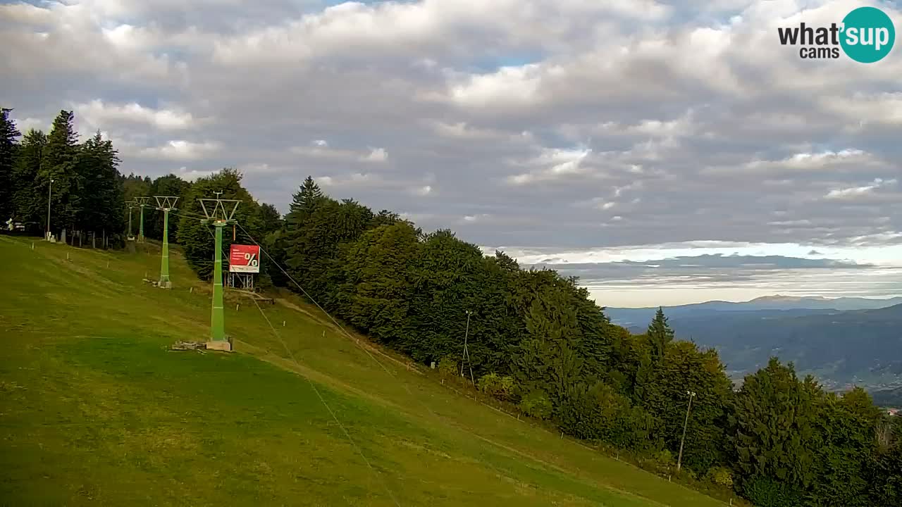 Pohorje spletna kamera | Spodnja postaja Sleme