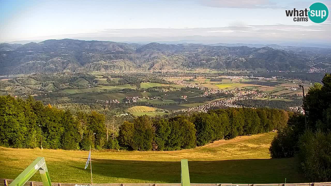 Pohorje spletna kamera | Spodnja postaja Sleme