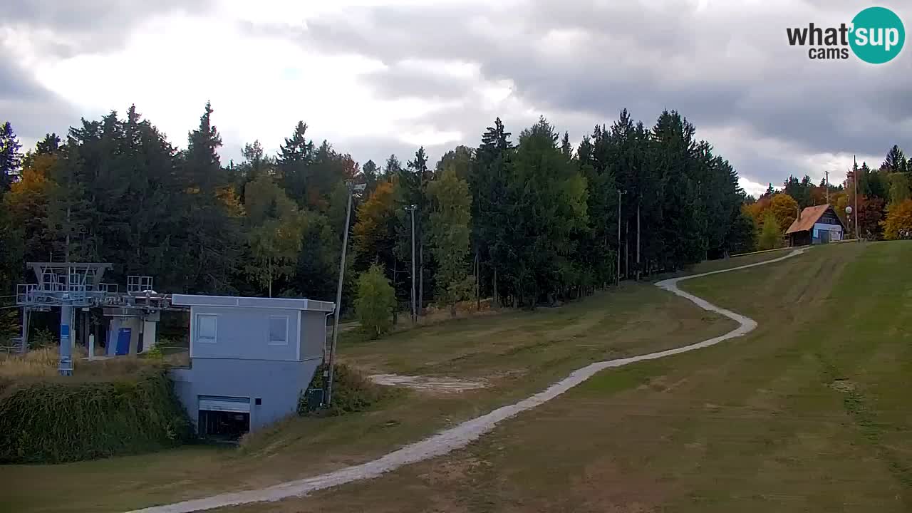 Pohorje spletna kamera | Spodnja postaja Sleme