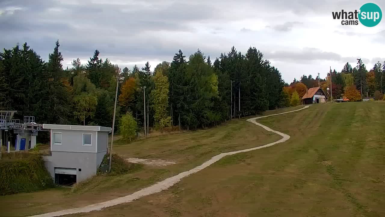 Pohorje spletna kamera | Spodnja postaja Sleme