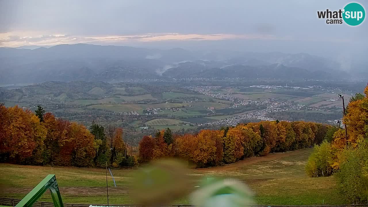 Pohorje spletna kamera | Spodnja postaja Sleme