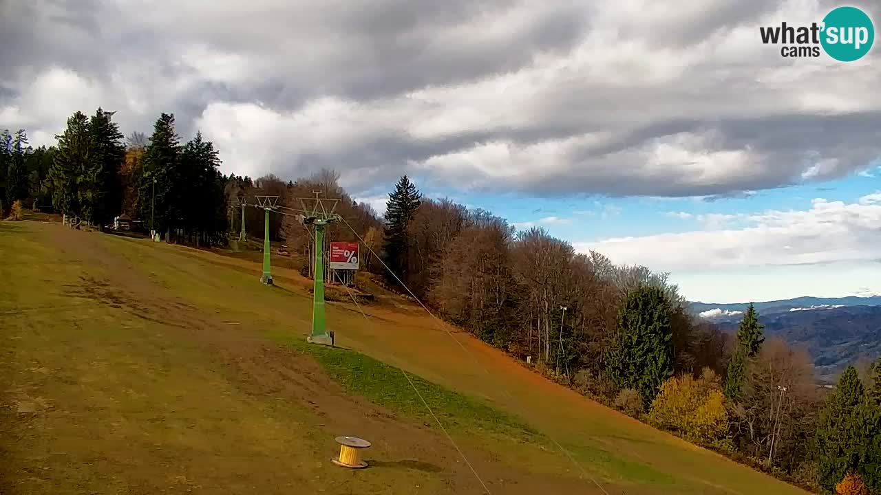 Pohorje spletna kamera | Spodnja postaja Sleme