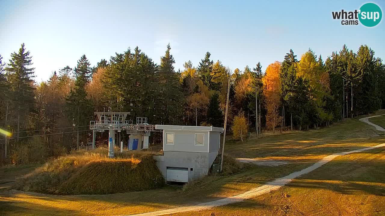Pohorje spletna kamera | Spodnja postaja Sleme