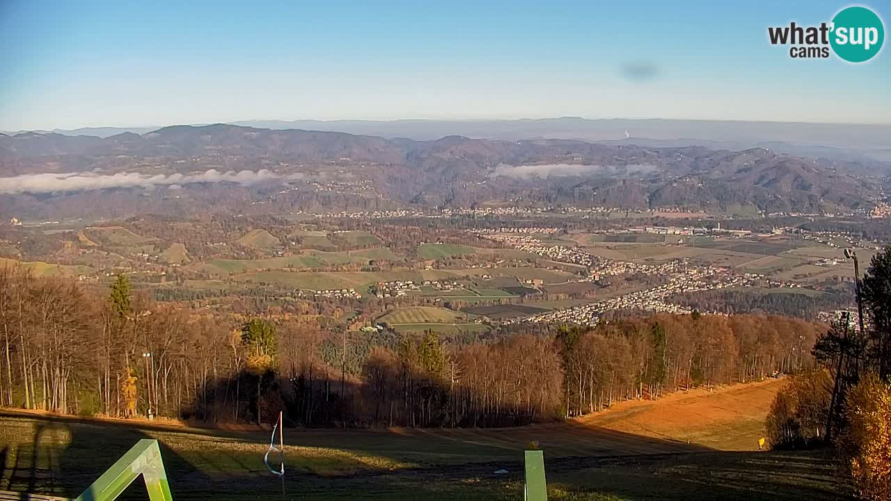 Pohorje spletna kamera | Spodnja postaja Sleme