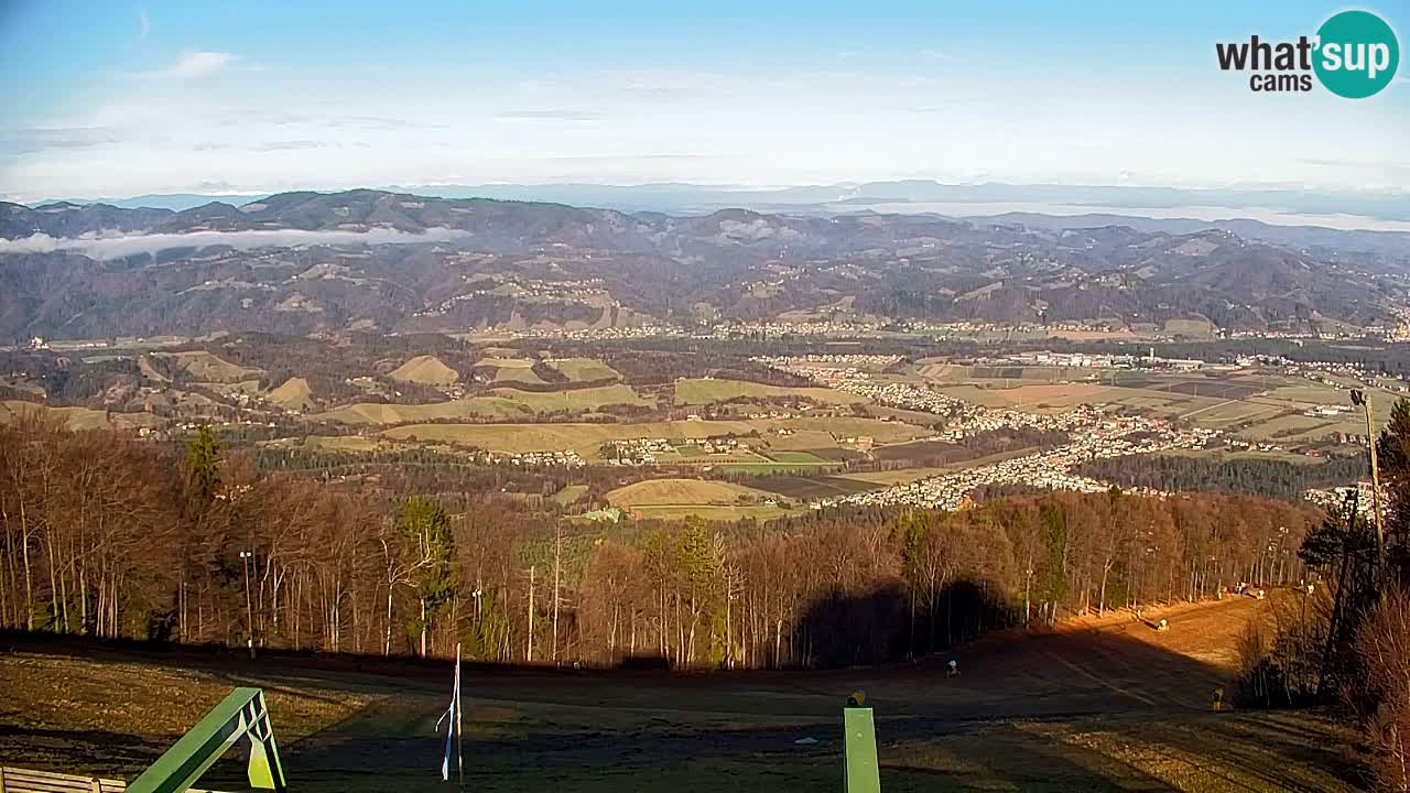 Pohorje spletna kamera | Spodnja postaja Sleme