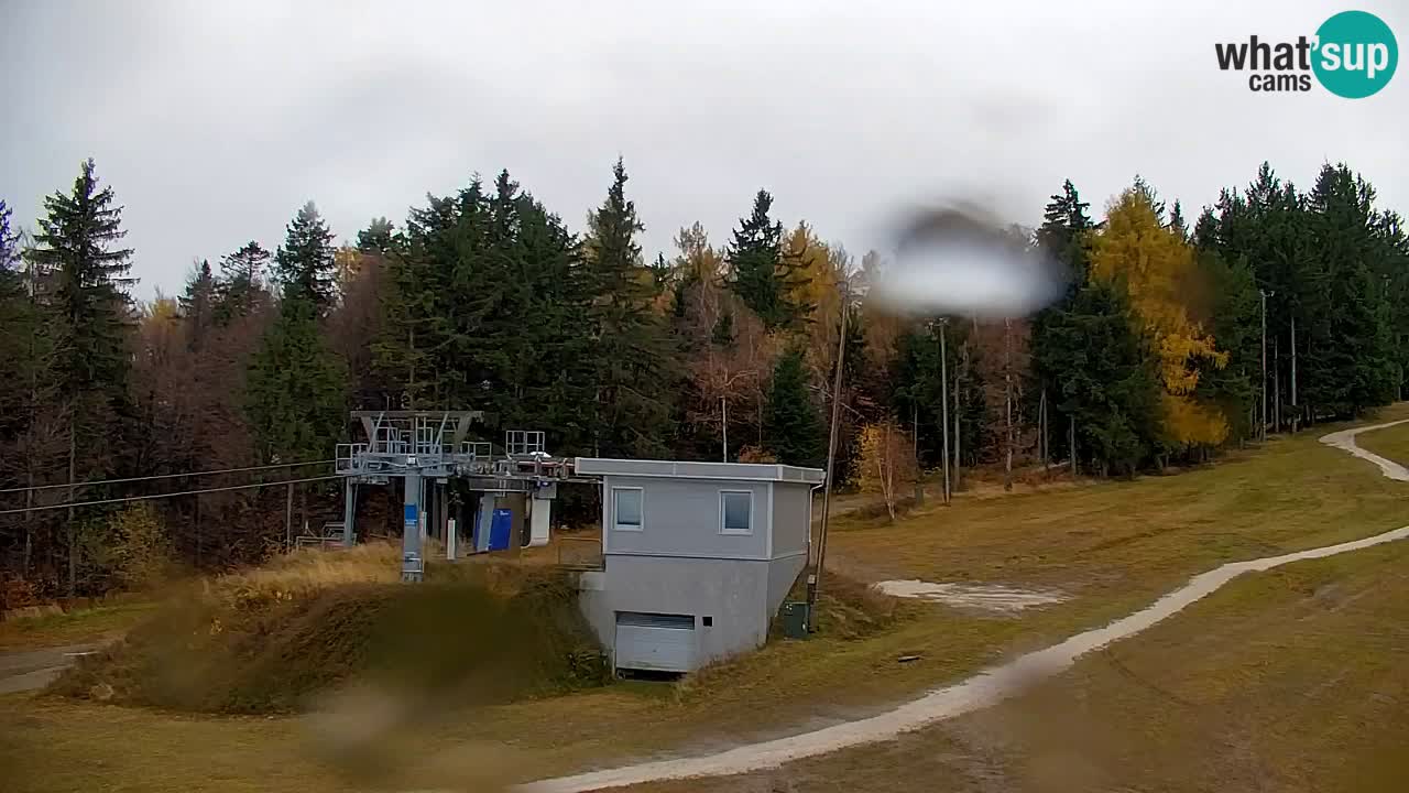Pohorje spletna kamera | Spodnja postaja Sleme