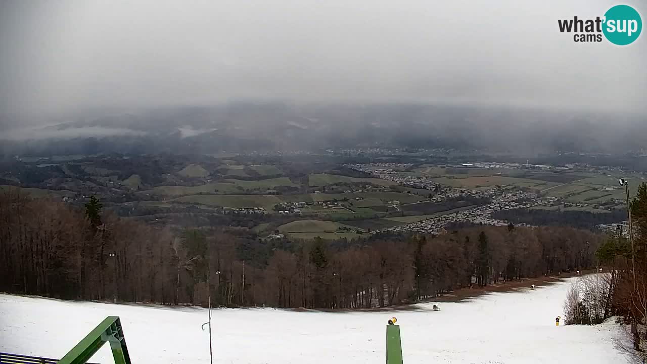 Pohorje spletna kamera | Spodnja postaja Sleme