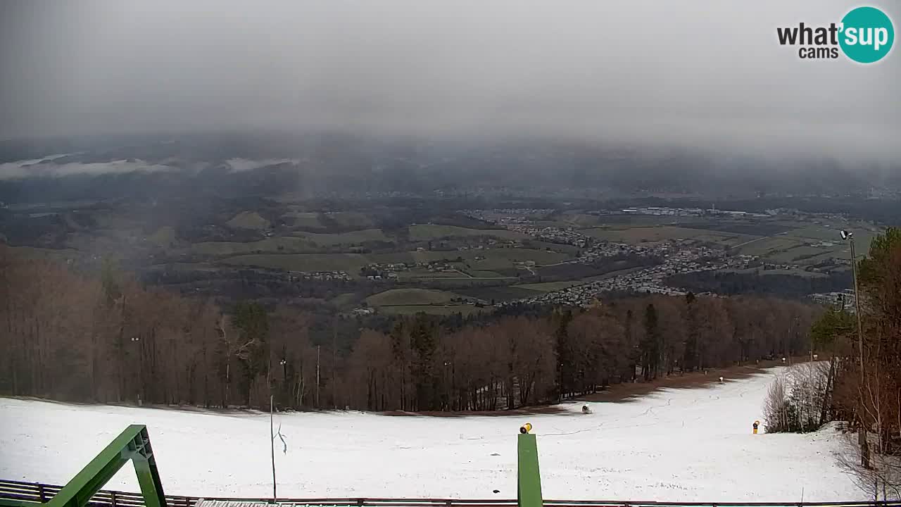 Pohorje spletna kamera | Spodnja postaja Sleme