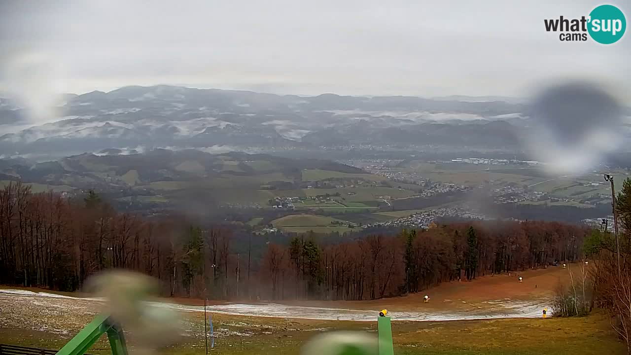 Pohorje spletna kamera | Spodnja postaja Sleme