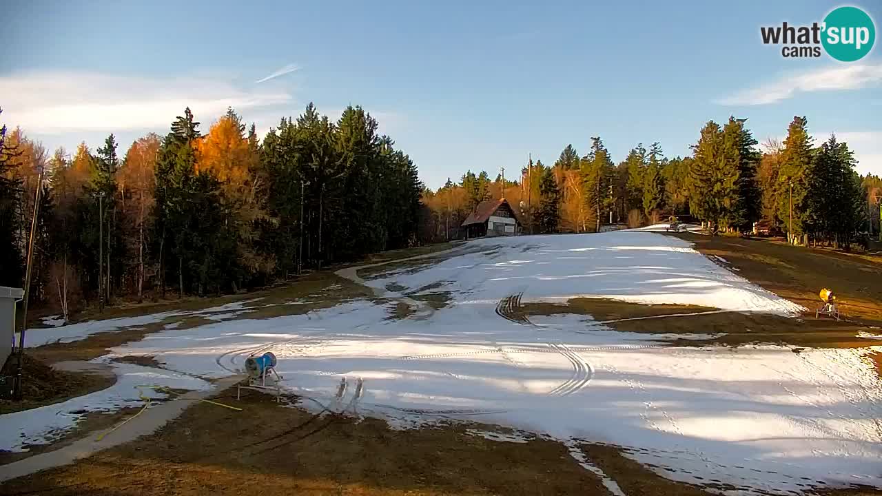 Pohorje spletna kamera | Spodnja postaja Sleme