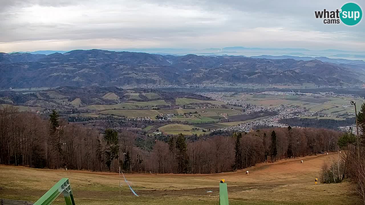 Pohorje spletna kamera | Spodnja postaja Sleme