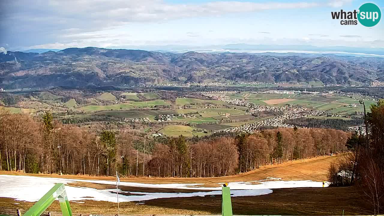 Pohorje spletna kamera | Spodnja postaja Sleme