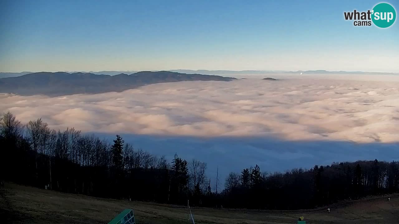 Pohorje spletna kamera | Spodnja postaja Sleme
