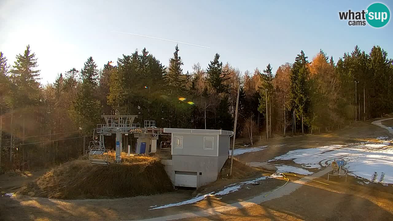 Pohorje spletna kamera | Spodnja postaja Sleme