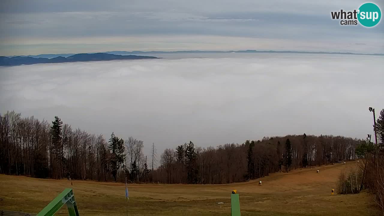 Pohorje spletna kamera | Spodnja postaja Sleme