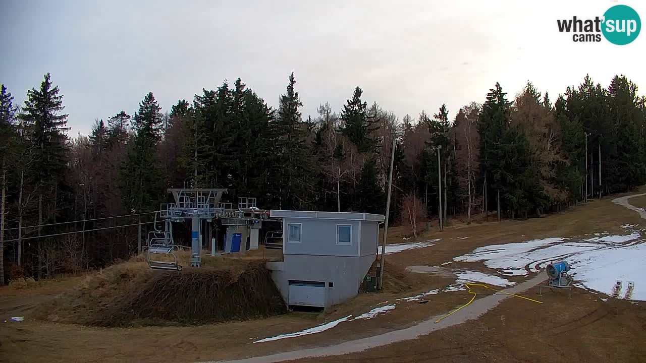 Pohorje spletna kamera | Spodnja postaja Sleme