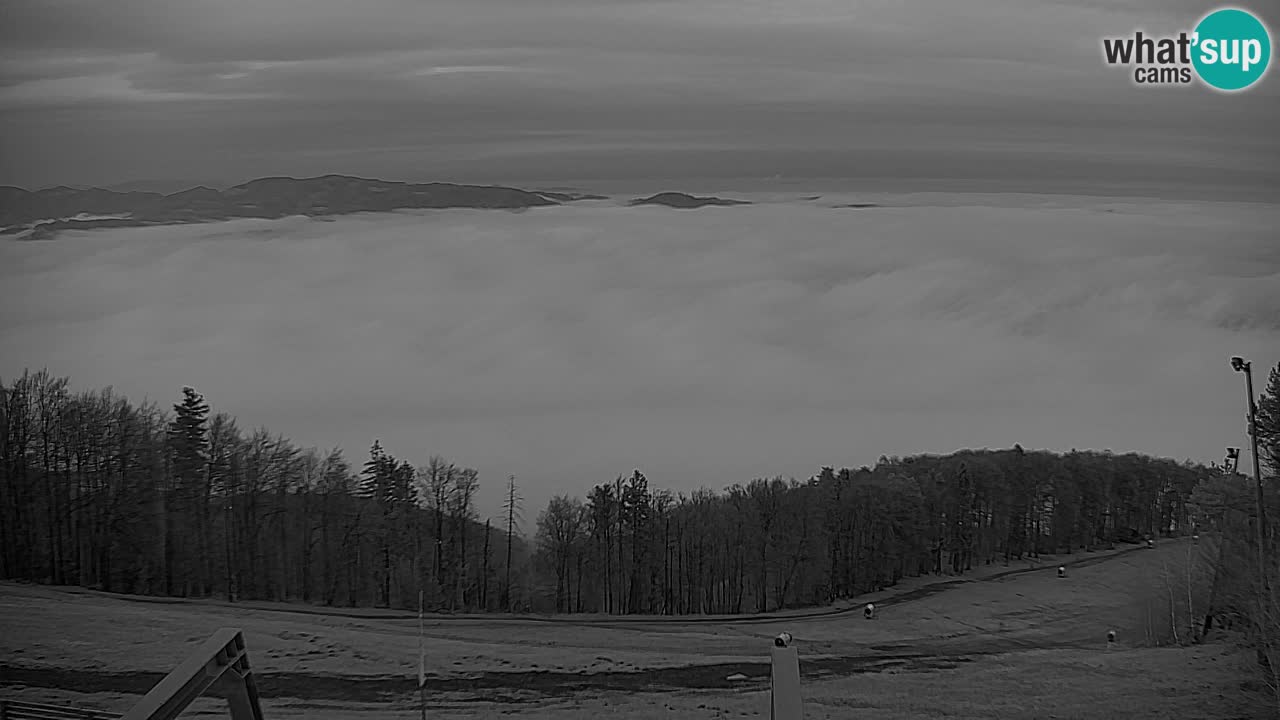 Pohorje spletna kamera | Spodnja postaja Sleme
