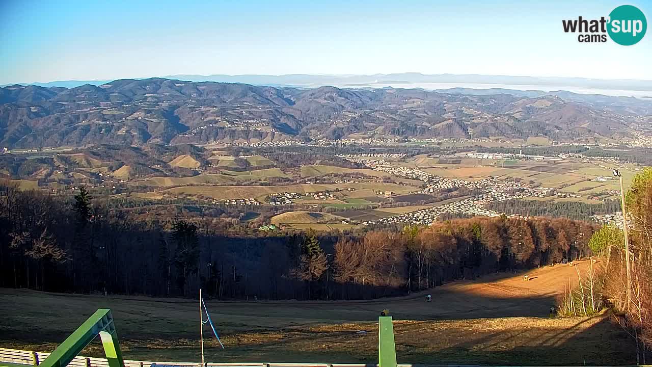 Pohorje spletna kamera | Spodnja postaja Sleme