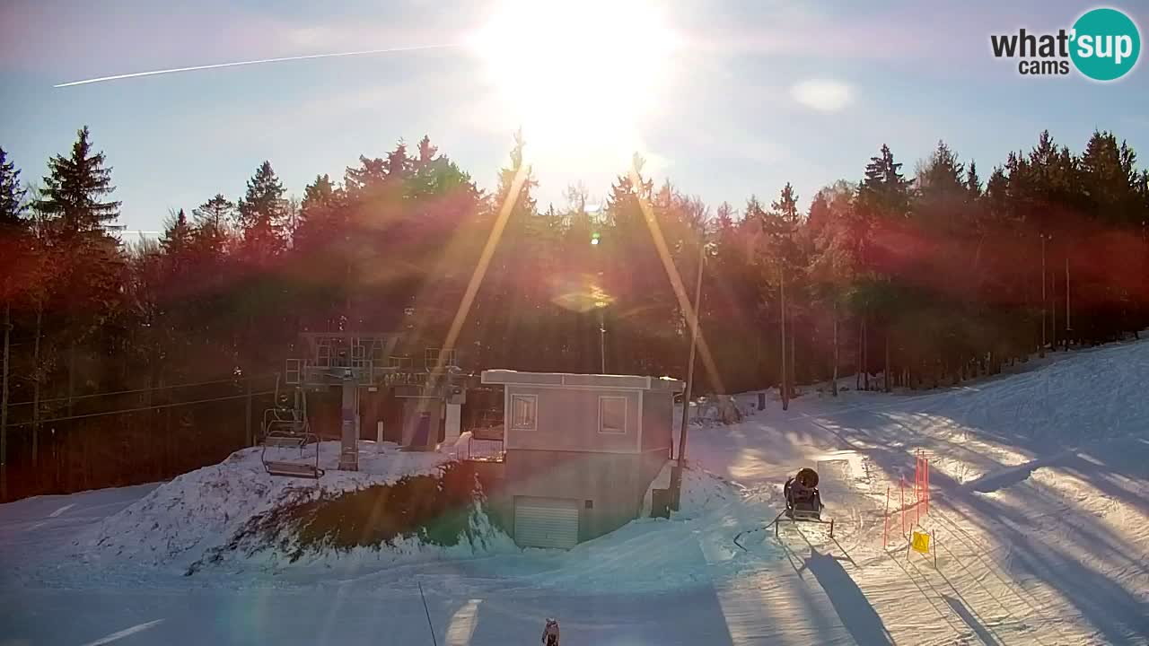Pohorje spletna kamera | Spodnja postaja Sleme
