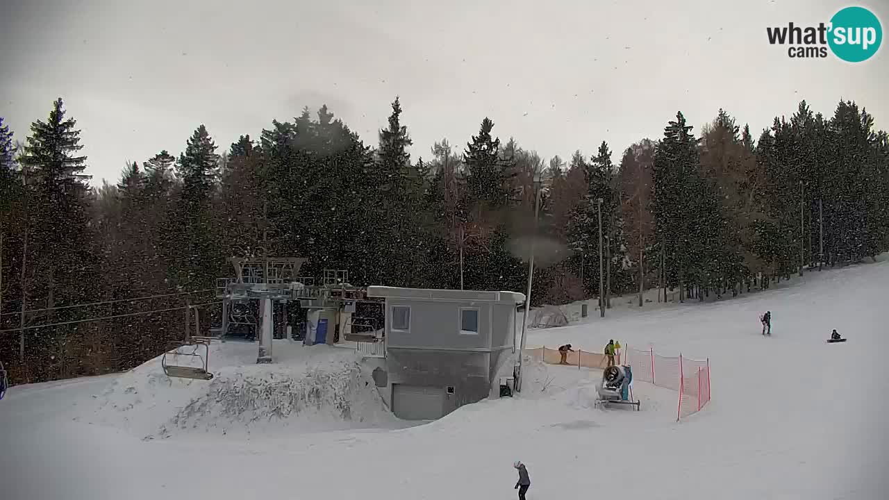Pohorje spletna kamera | Spodnja postaja Sleme