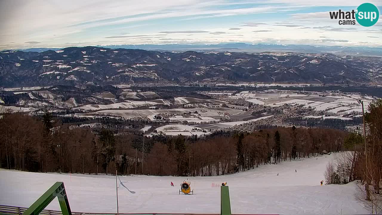 Pohorje spletna kamera | Spodnja postaja Sleme