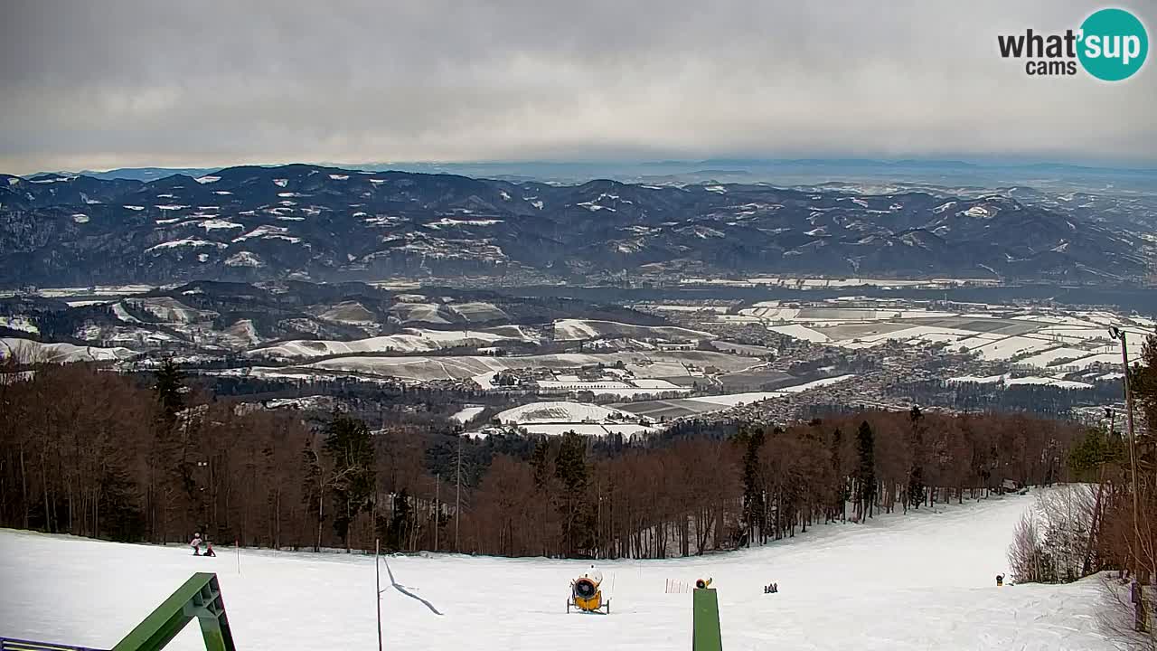 Pohorje spletna kamera | Spodnja postaja Sleme