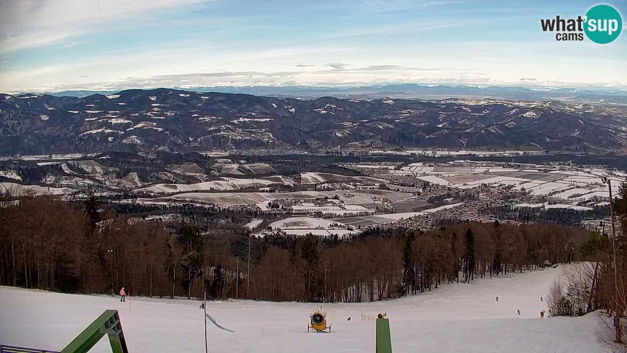 Pohorje spletna kamera | Spodnja postaja Sleme