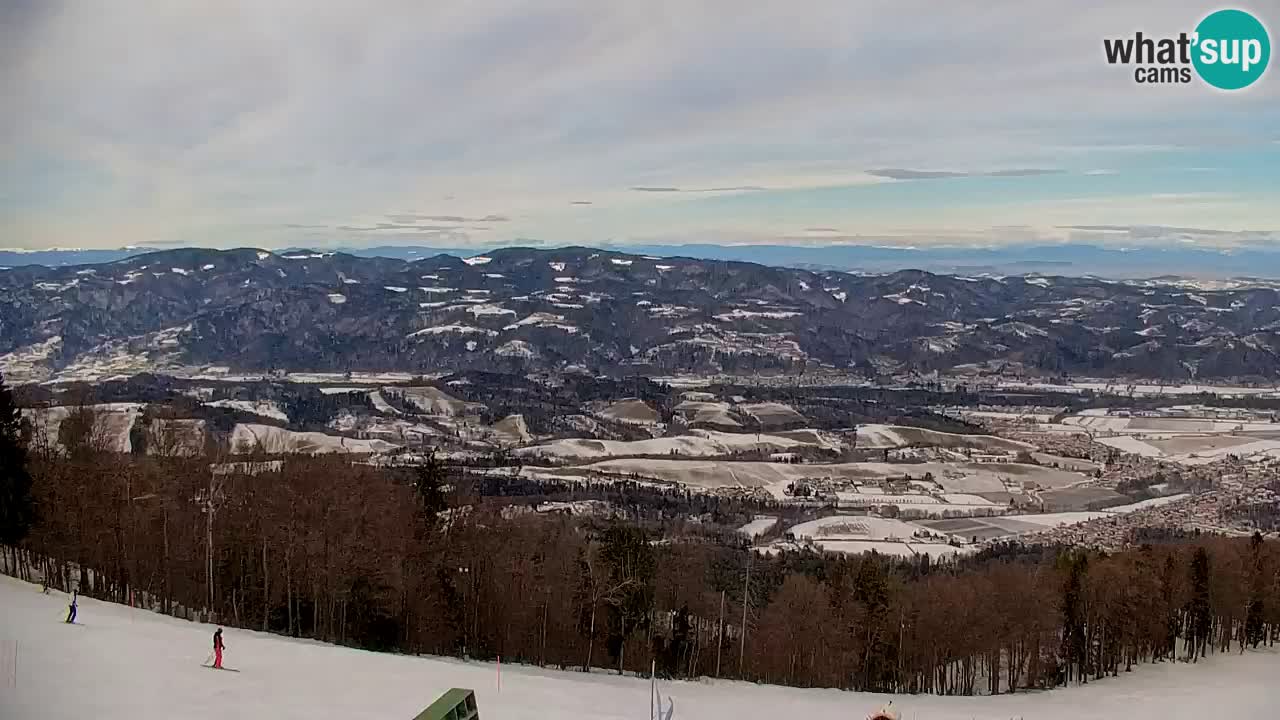 Pohorje spletna kamera | Spodnja postaja Sleme