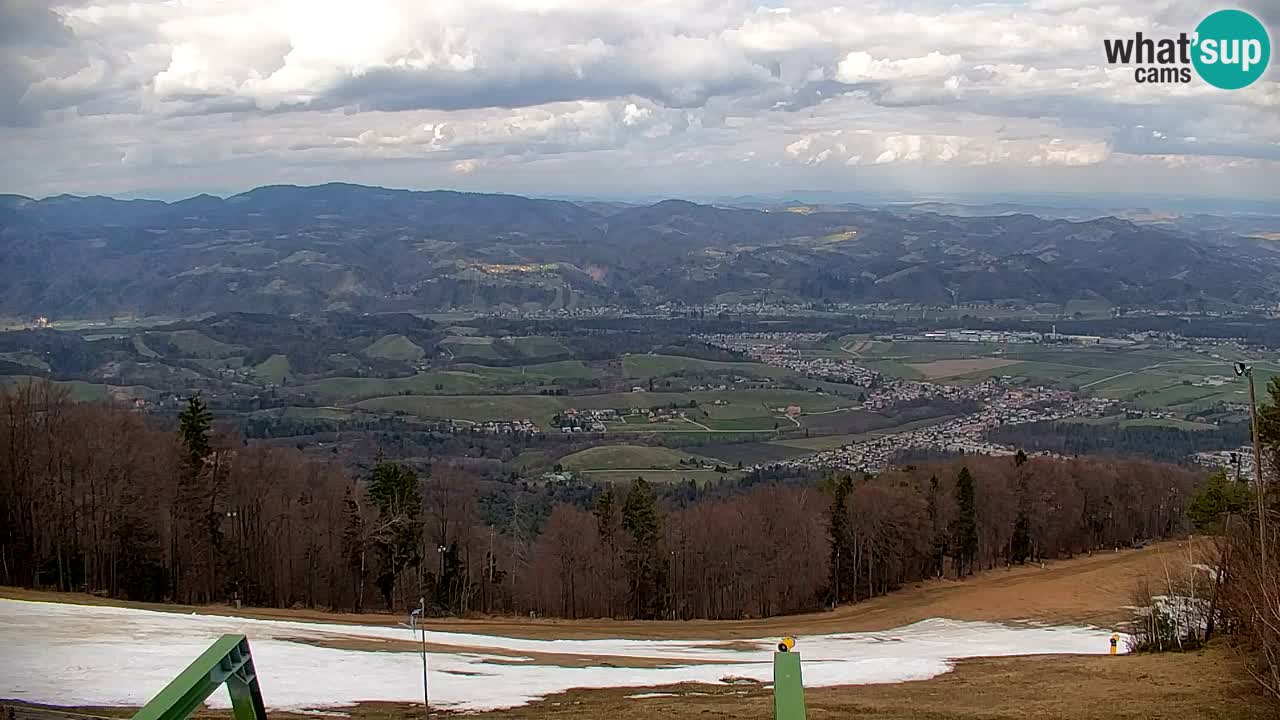 Pohorje spletna kamera | Spodnja postaja Sleme