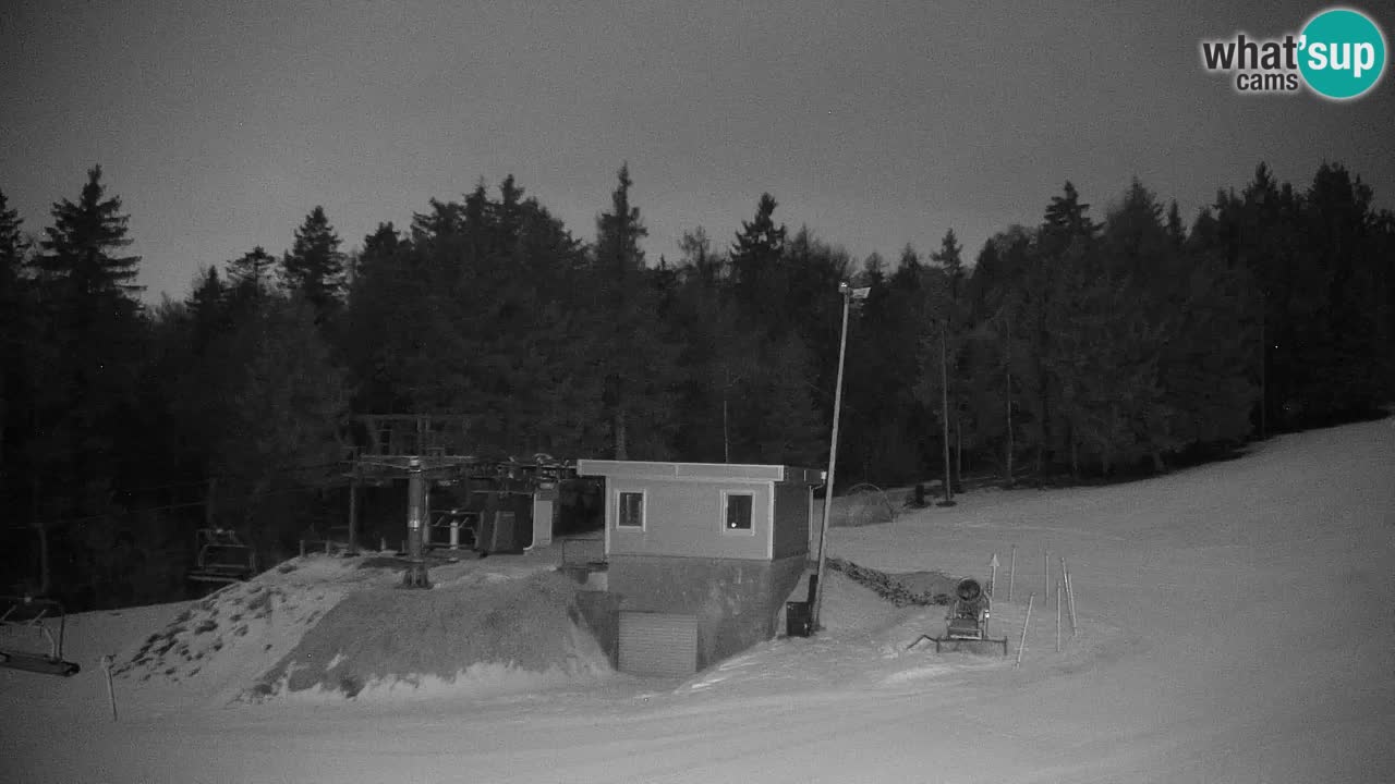 Pohorje spletna kamera | Spodnja postaja Sleme