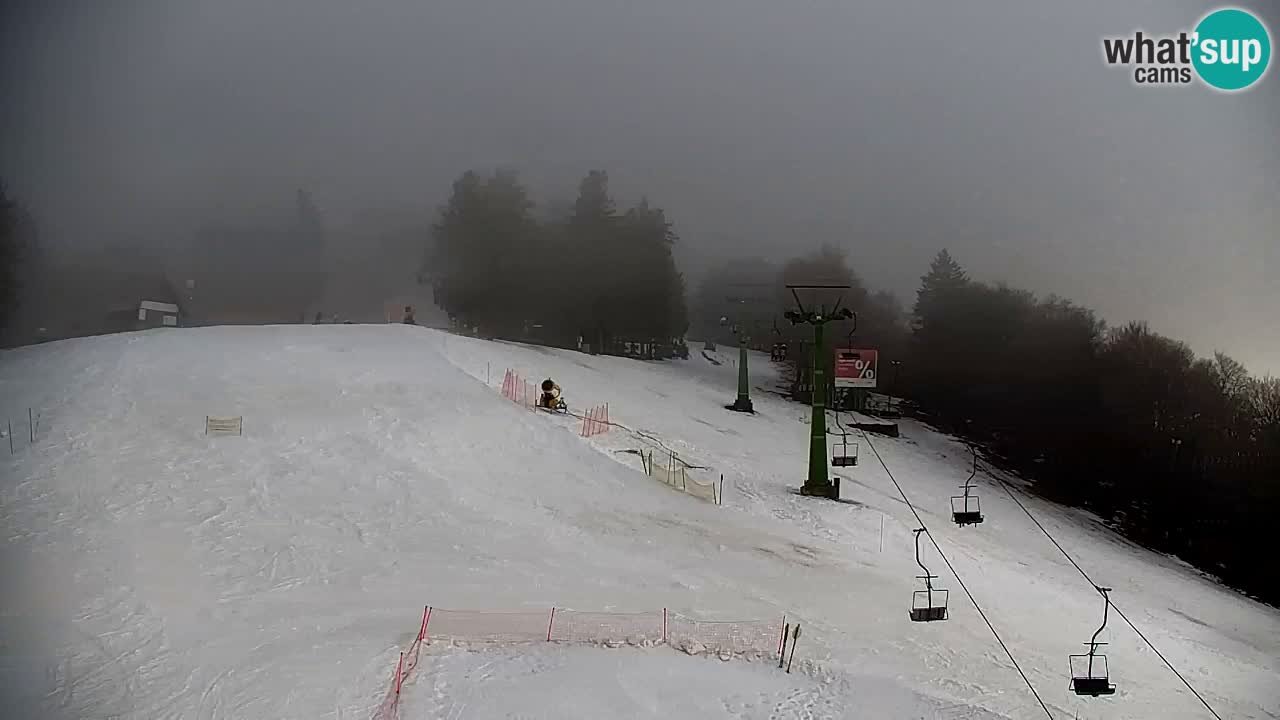 Pohorje spletna kamera | Spodnja postaja Sleme