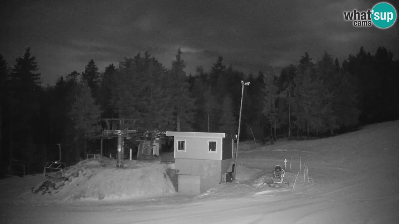 Pohorje spletna kamera | Spodnja postaja Sleme