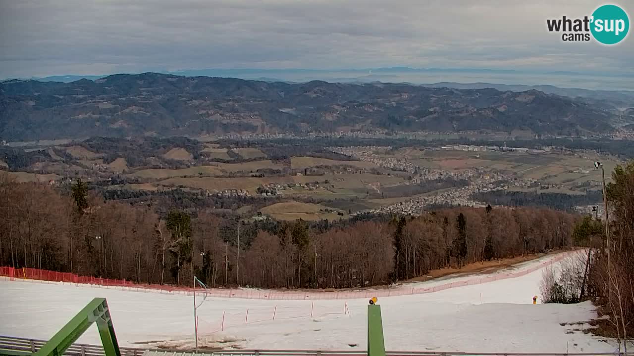 Pohorje spletna kamera | Spodnja postaja Sleme