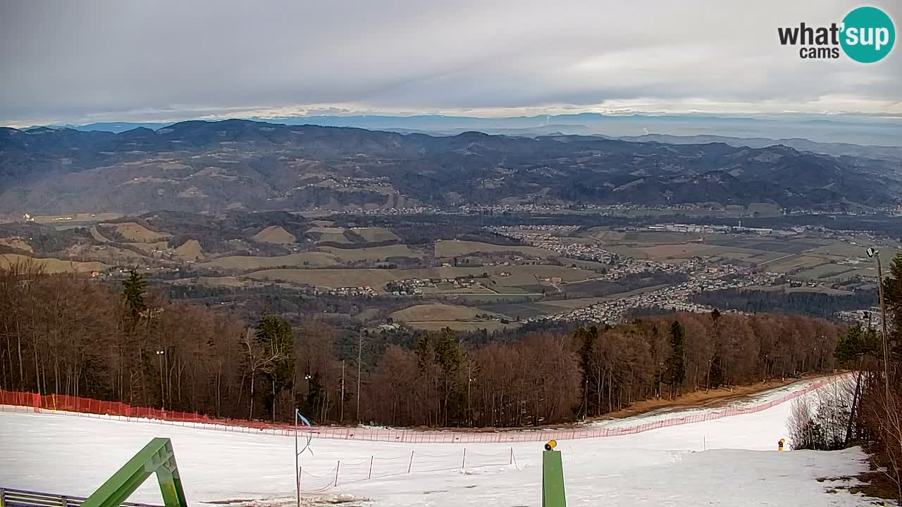 Pohorje spletna kamera | Spodnja postaja Sleme