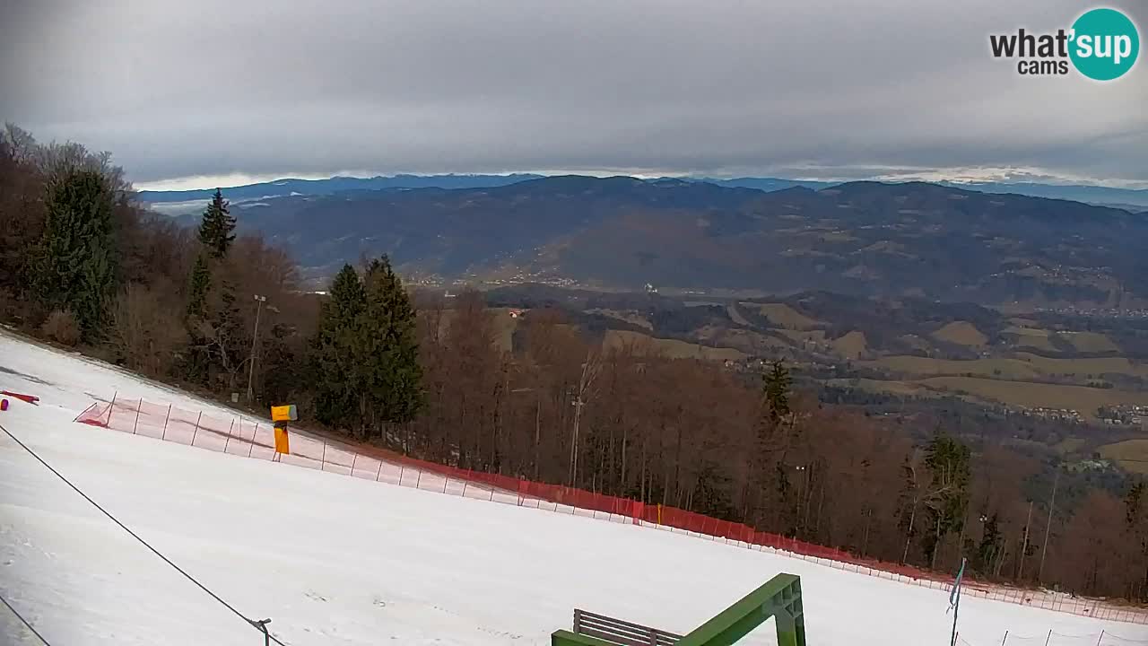 Pohorje spletna kamera | Spodnja postaja Sleme