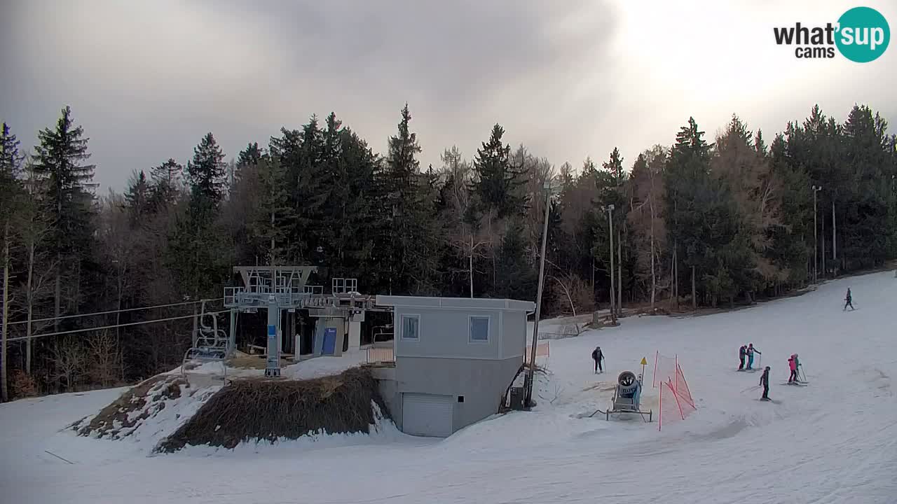 Pohorje spletna kamera | Spodnja postaja Sleme