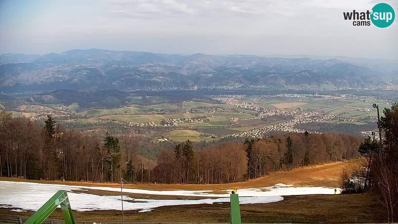 Pohorje spletna kamera | Spodnja postaja Sleme