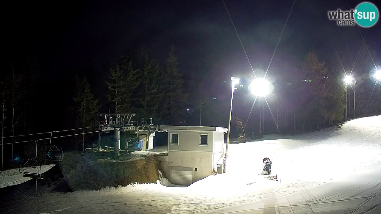 Pohorje spletna kamera | Spodnja postaja Sleme