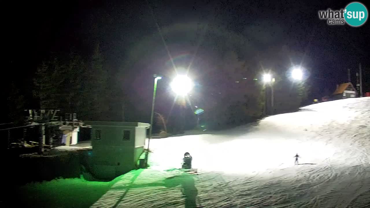 Pohorje spletna kamera | Spodnja postaja Sleme