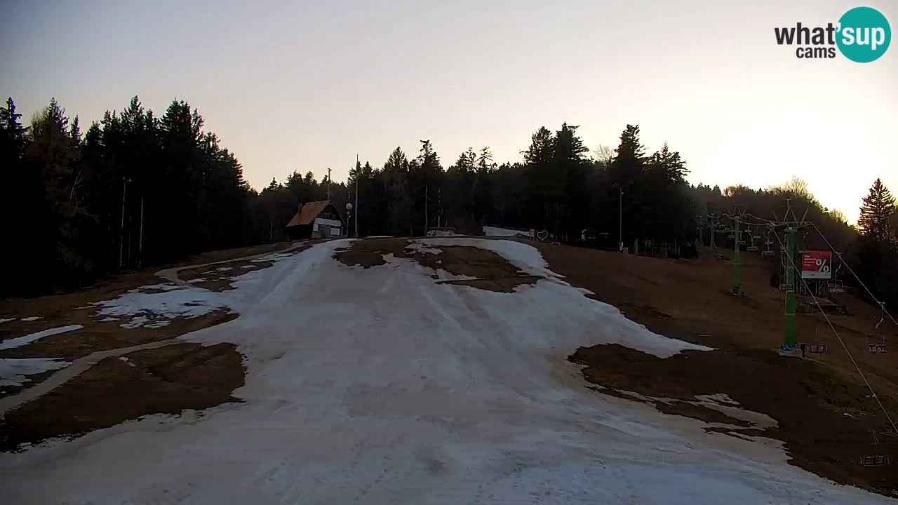 Pohorje spletna kamera | Spodnja postaja Sleme
