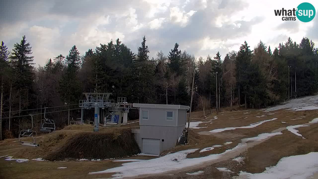 Pohorje spletna kamera | Spodnja postaja Sleme