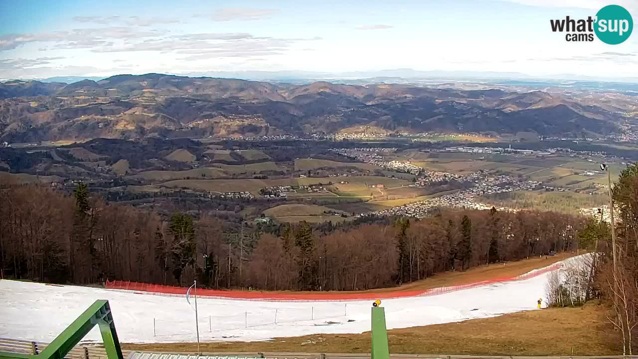 Pohorje spletna kamera | Spodnja postaja Sleme