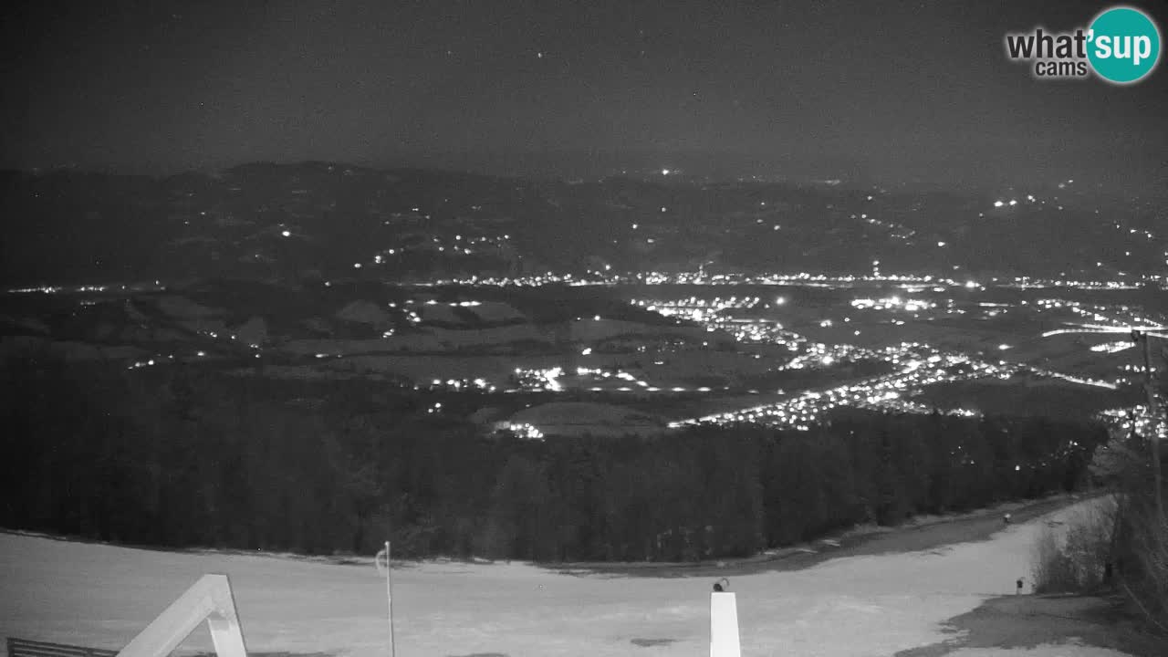 Pohorje spletna kamera | Spodnja postaja Sleme