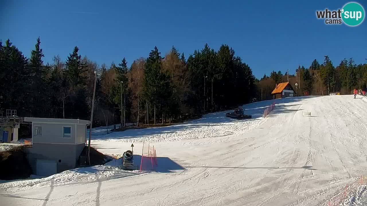 Pohorje spletna kamera | Spodnja postaja Sleme