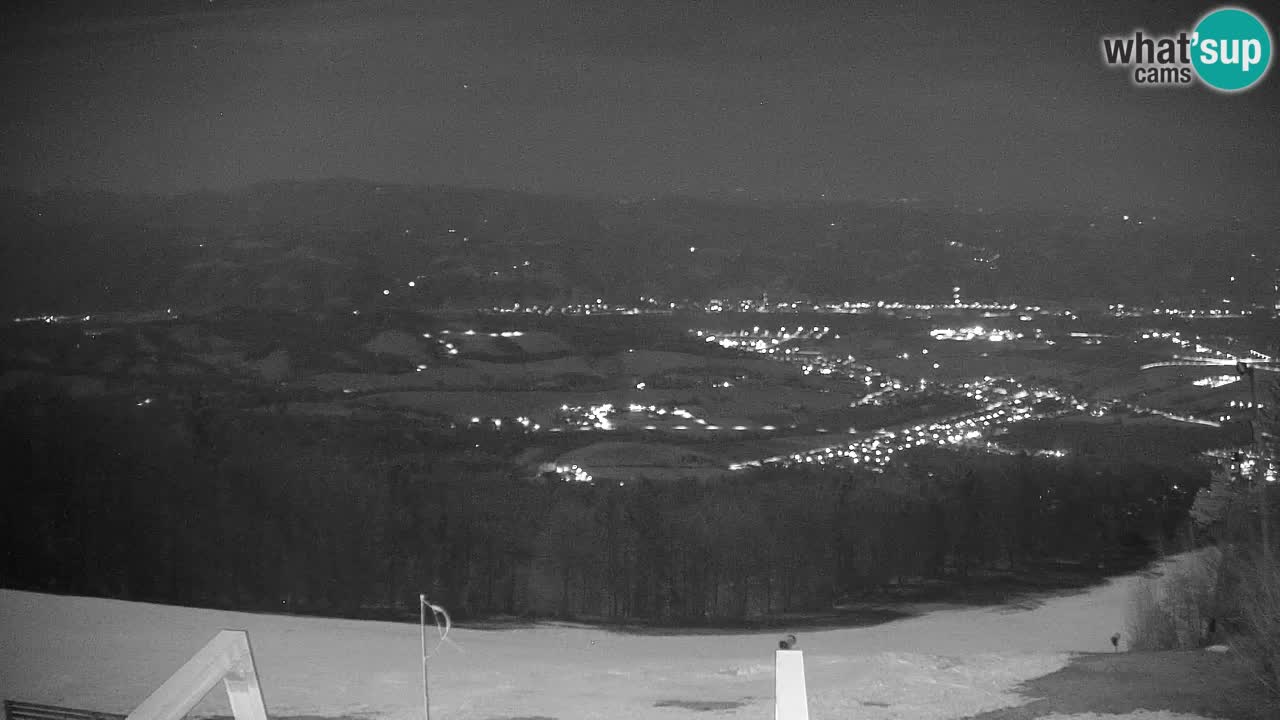 Pohorje spletna kamera | Spodnja postaja Sleme