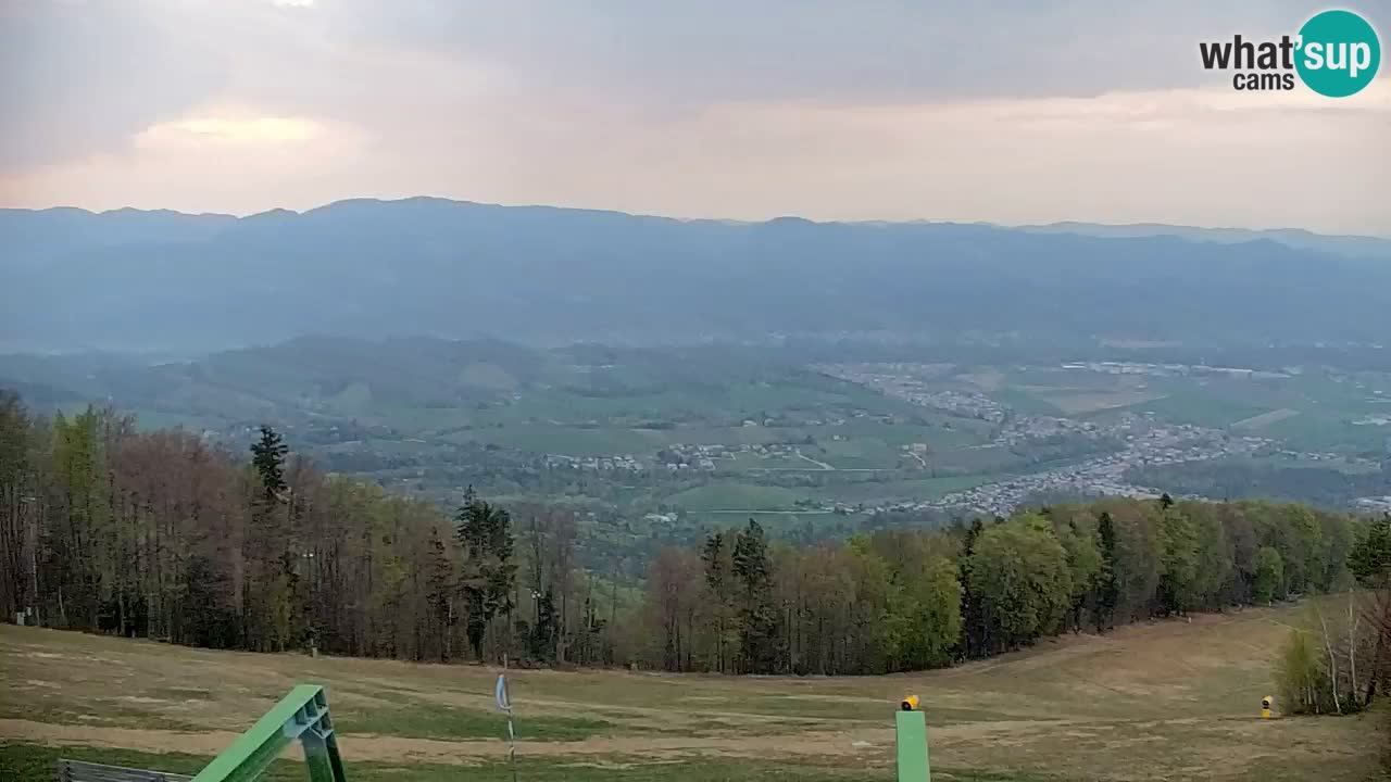 Pohorje spletna kamera | Spodnja postaja Sleme