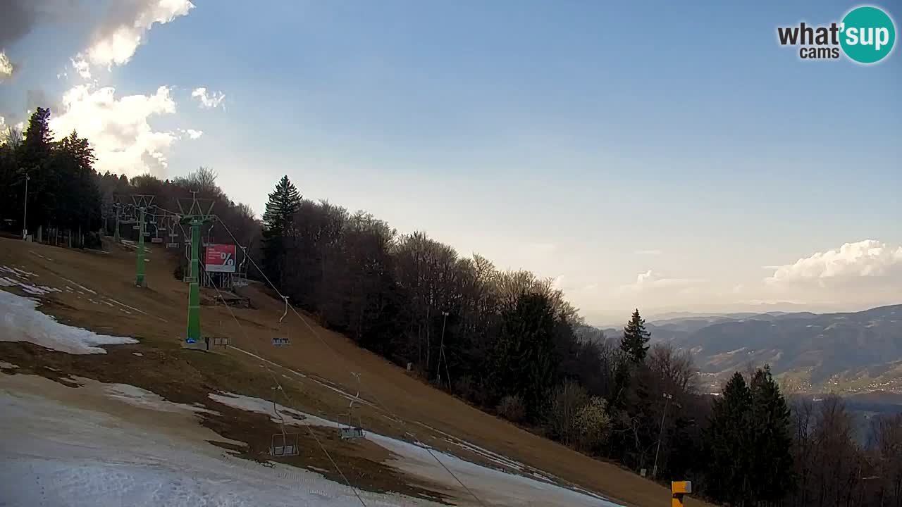 Pohorje spletna kamera | Spodnja postaja Sleme