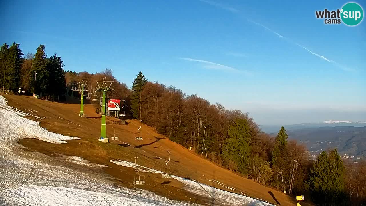 Pohorje spletna kamera | Spodnja postaja Sleme