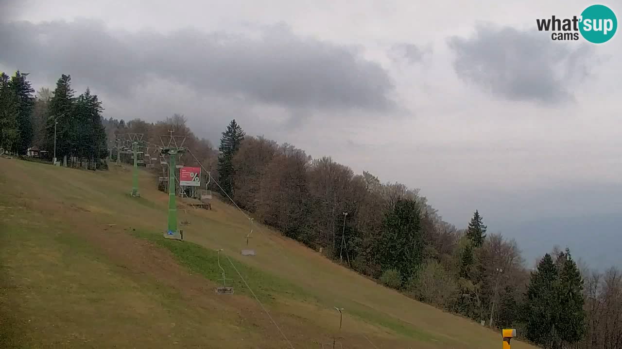 Pohorje spletna kamera | Spodnja postaja Sleme